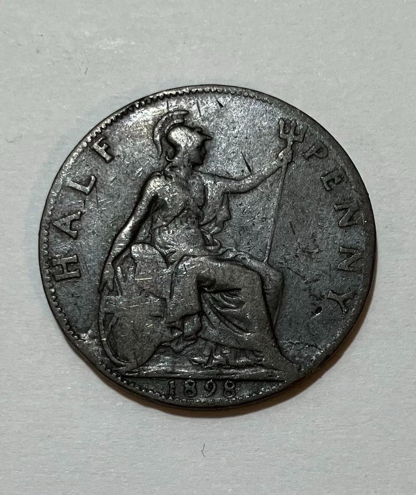1898 Great Britain Half Penny