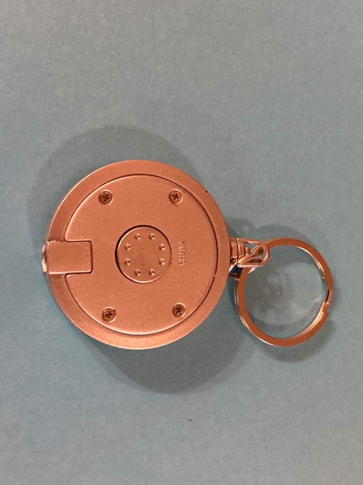 Apple Computer Logo Keychain Mini LED Flashlight. NEW. NEEDS BATTERY.