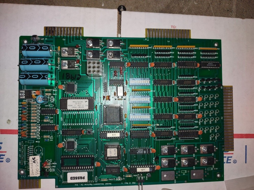 wonderwheel arcade redemption main pcb #331