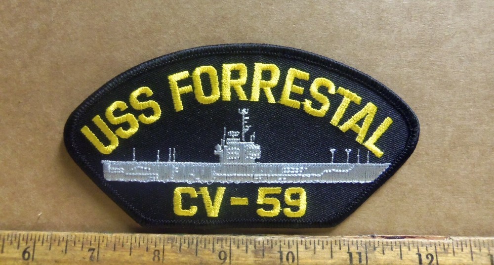 US Navy - USS Forrestal CV-59 Embroidered Patch