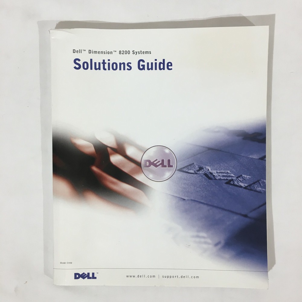 Dell Dimension 8200 Systems Solutions Guide Softcover User's Manual