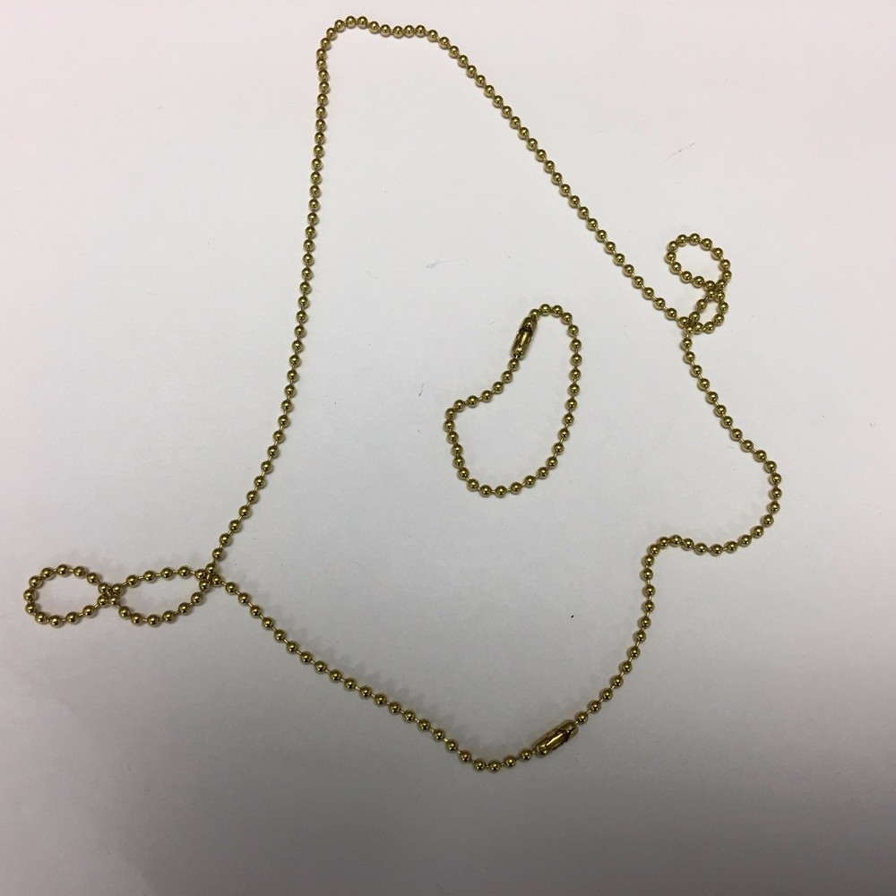 NEW Paintball Dog Tag Chains - Brass