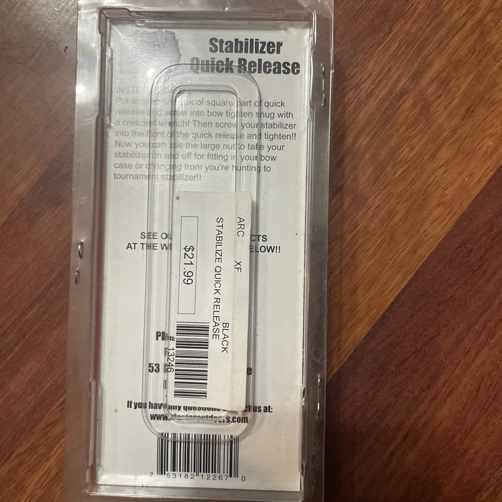 X Factor Stabilizer Quick Release Black Outdoor products