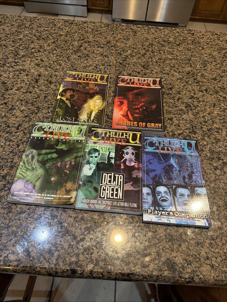 Cthulhu Live  Second Edition Value Pack - All 5 Books, Core Rules & Supplements