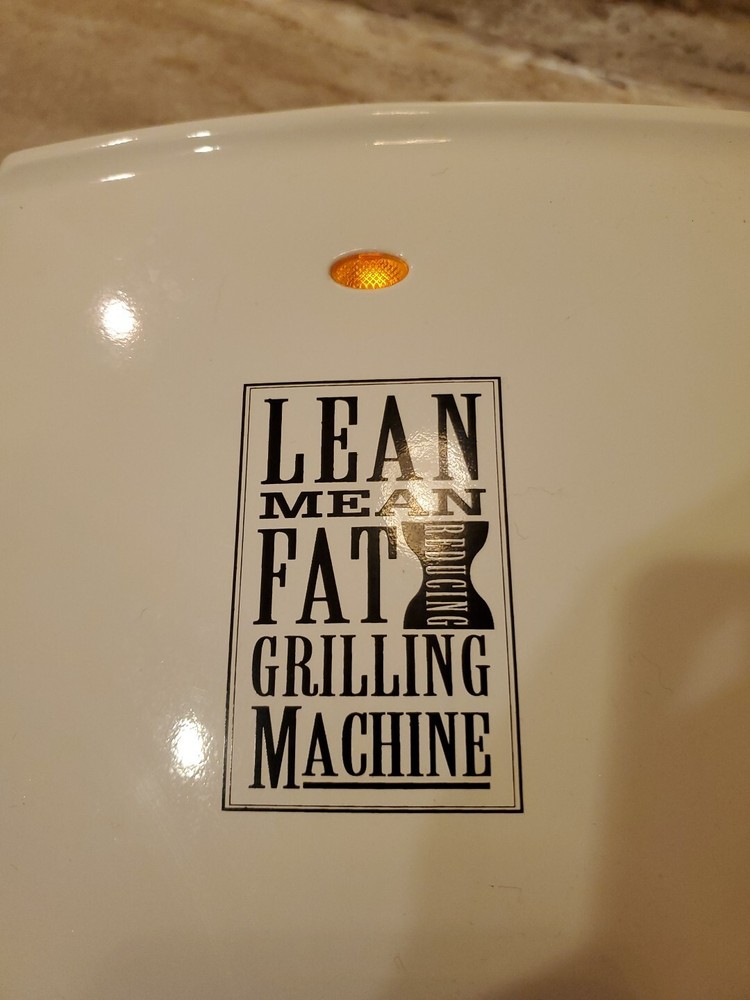 George Foreman GR-20 Lean Mean Fat Reducing Grilling Machine TESTED & WORKS