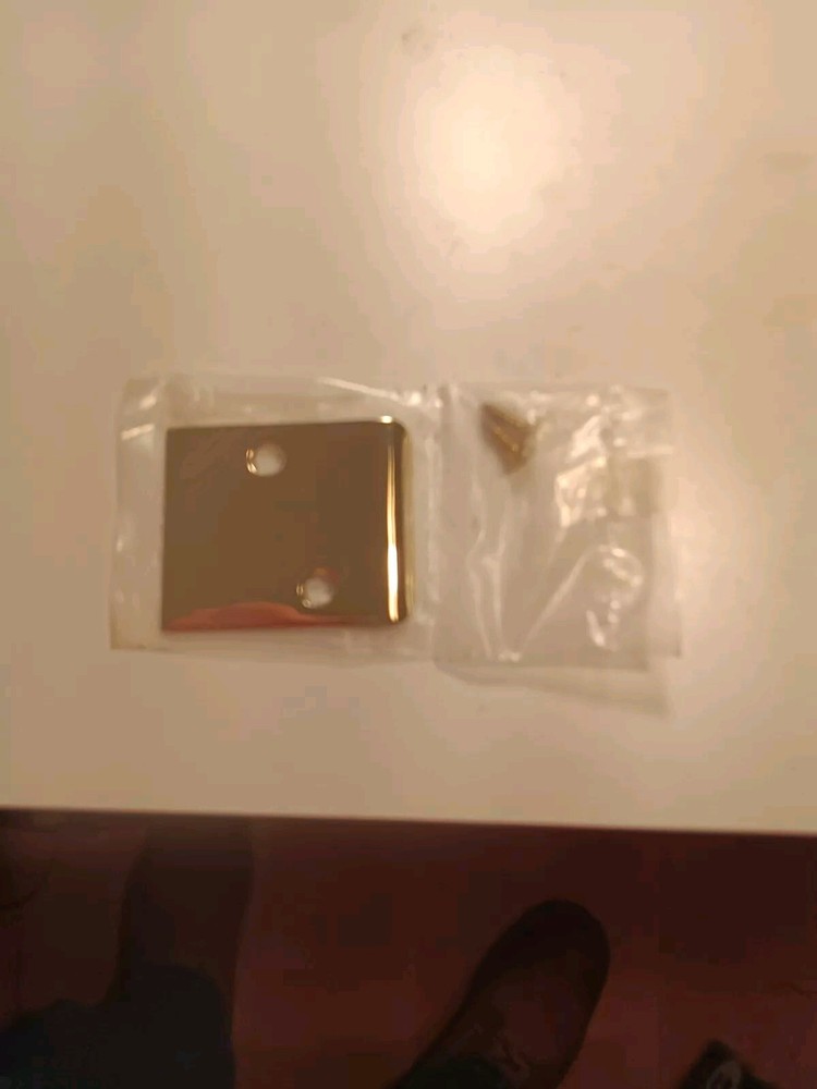 Solid Brass Extension Strike Plates 2 1/4 By 2