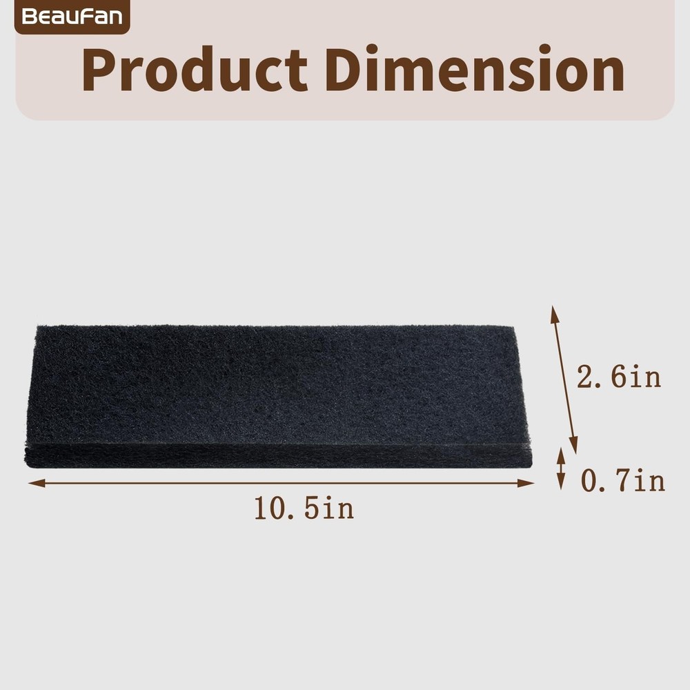 6 Pack OTRFILTER OTRFILTER PureAir Carbon Microwave Filter Replacement for Fr...