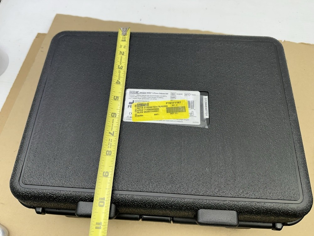 Baseline BIMS Digital Hand Dynamometer Grip Strength Testing Pinch Gauge 3pc Set