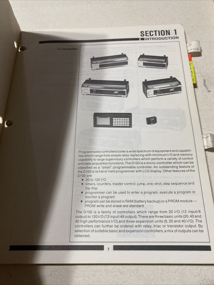 Eaton Cutler-hammer Micro PC Instruction Manual 1988