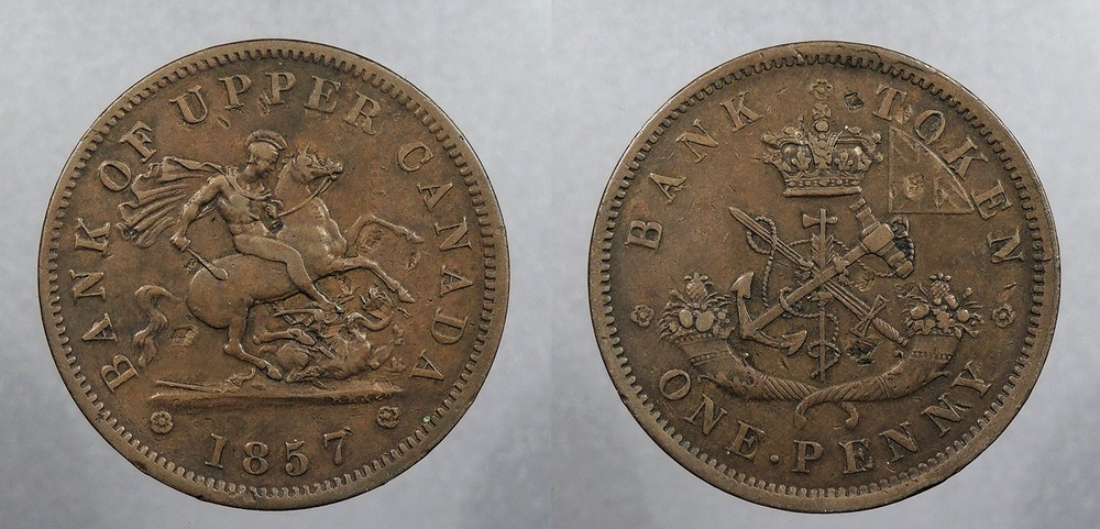 CANADA Upper Canada 1857 Penny Token #WC104948