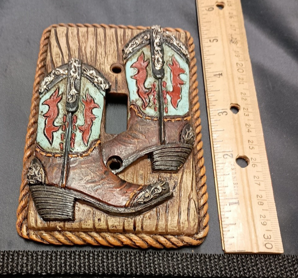 Cowboy Boots Single Switch Plate