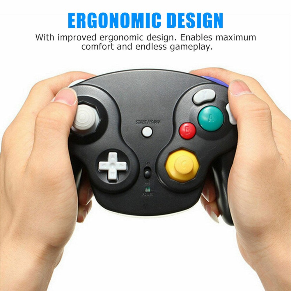 Wireless GameCube Remote Gamepad Joystick Controller for NGC Console US