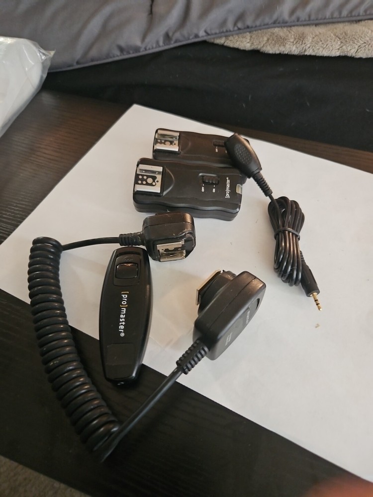 ProMaster Wired Remote Shutter Release Lot