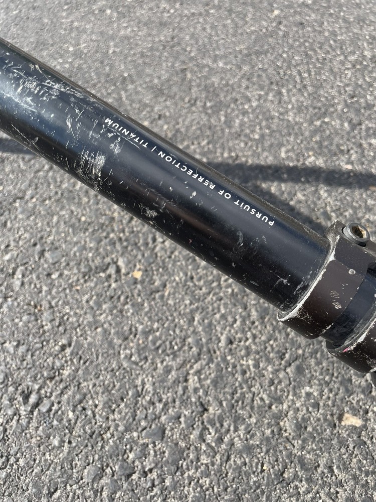 Custom Pro Street Scooter Ethic Base and Root ti bars clean and smooth