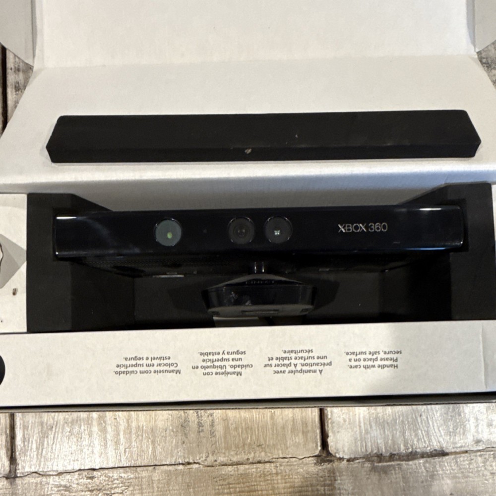 Microsoft Xbox 360 Kinect Sensor Motion Camera Black with Original Box