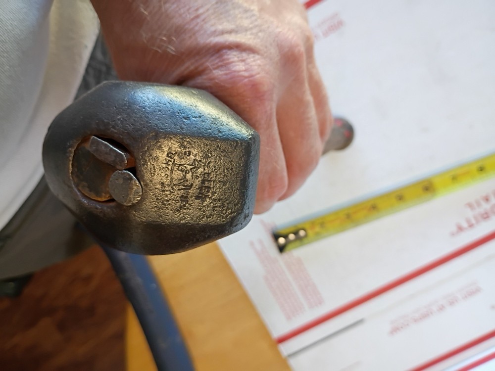 HELLER FARRIER'S CAT HEAD TURNING HAMMER-BLACKSMITH