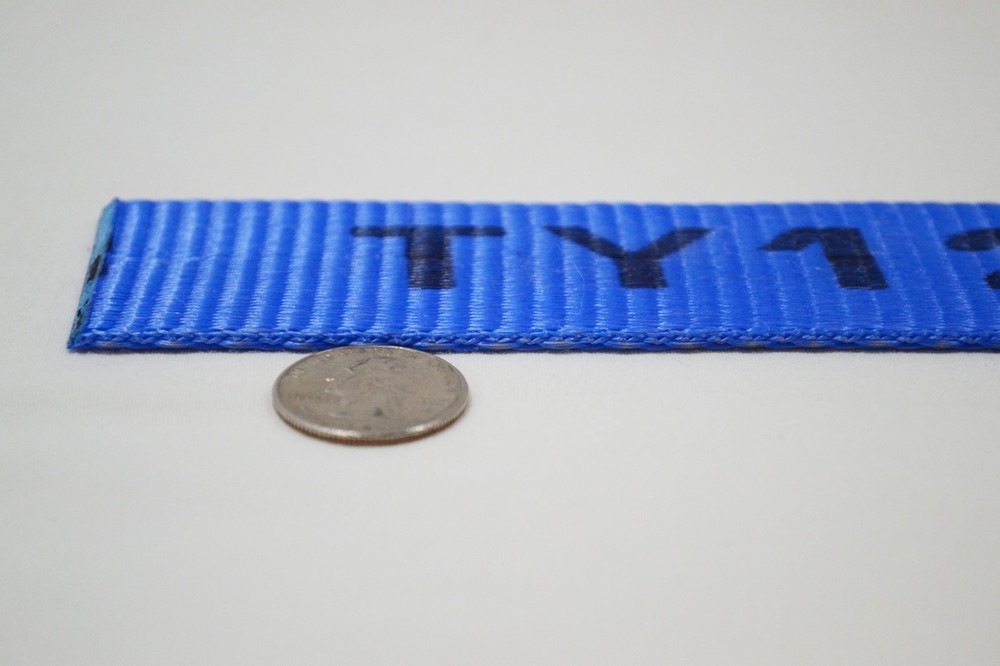 Blue Polyester TY 12K - AAR - 6' x 1 5/8" (H68)