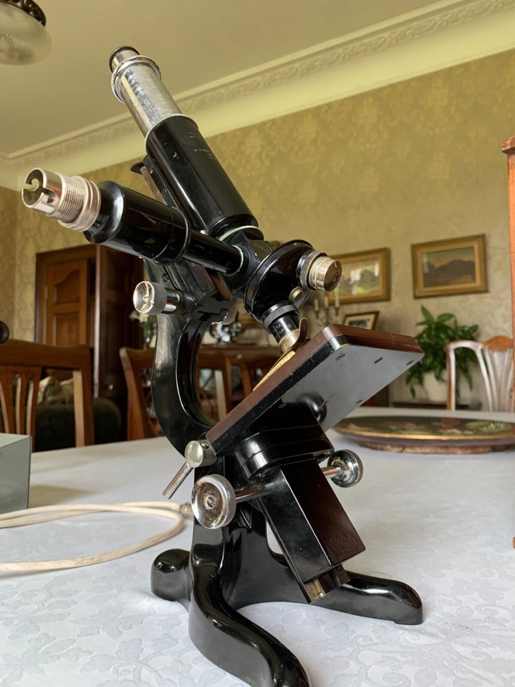 Vintage Watson Service - Reflected Light Metallurgical Microscope - c1950, Cased