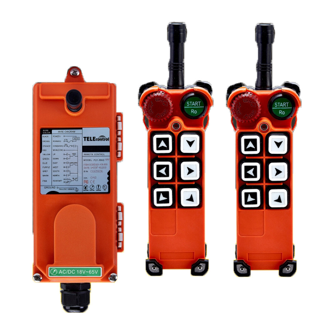 Dual Step Radio Remote Control Safe Key Switch Industrial Wireless Transmitter