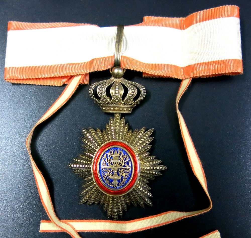 Cambodia Royal Order Commander Class Original Enamel Medal