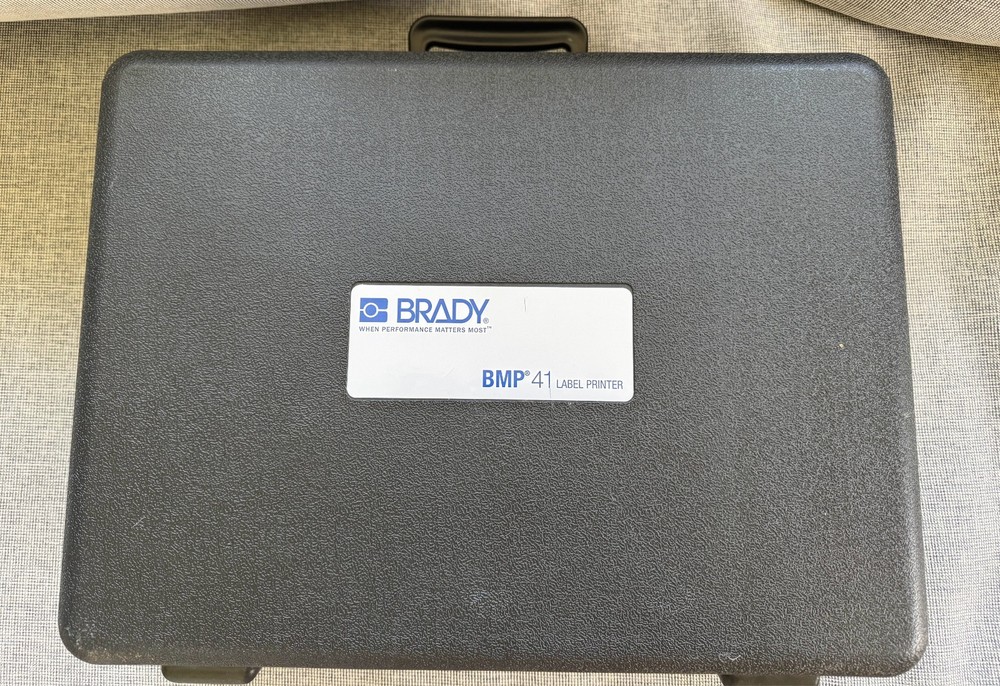 Brady BMP41 Label Printer With Labels Kit Case Bundle - Lightly Used