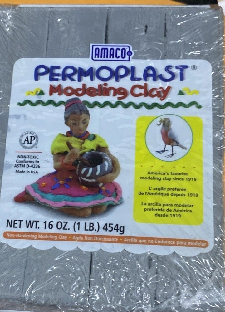 Amaco Permoplast Modeling Clay 1lb.