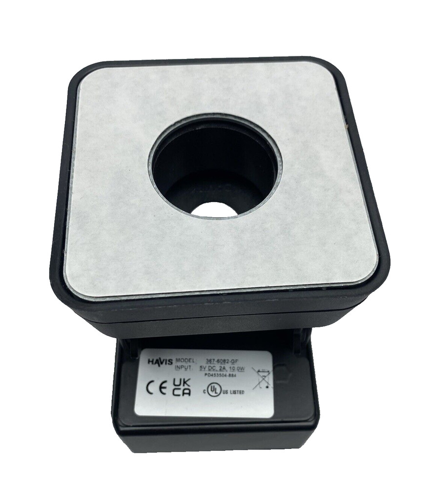 367-6082-GP HAVIS, Low Profile Stand Base, Charge And Communicate, POE, USB-C...
