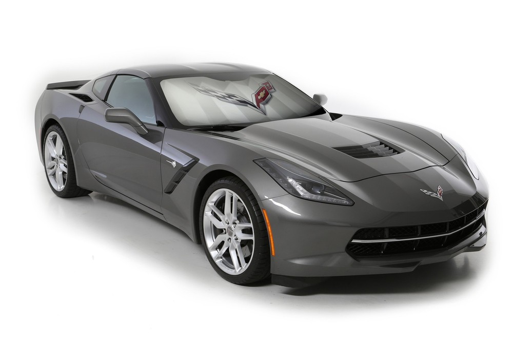 Coverking Custom Folding Reflective Sunshield for Chevy Corvette C7 - SPC970