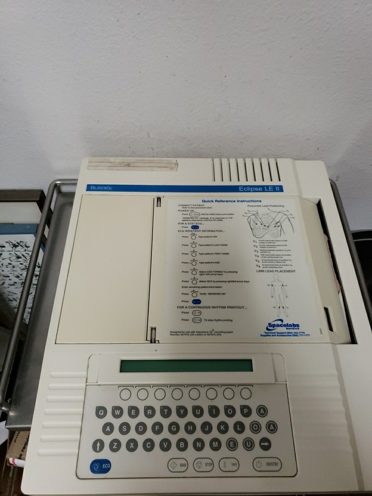 Burdick Eclipse LE Multi Channel Medical ECG EKG Machine JEC1