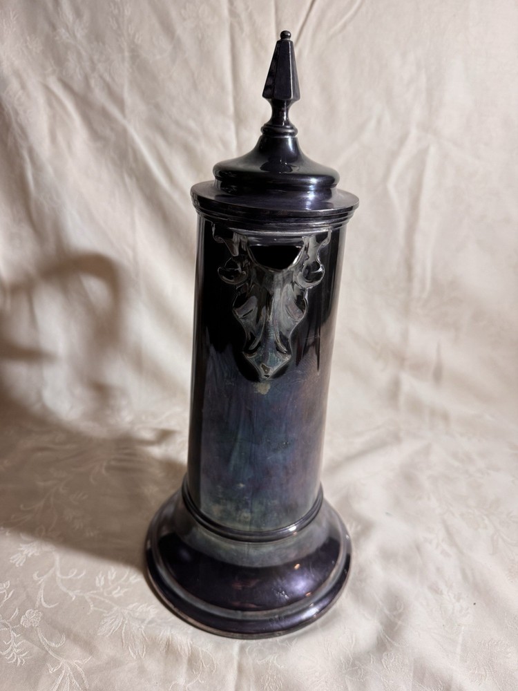 Reed & Barton Antique Silverplate Stein Tankard Gothic Barware