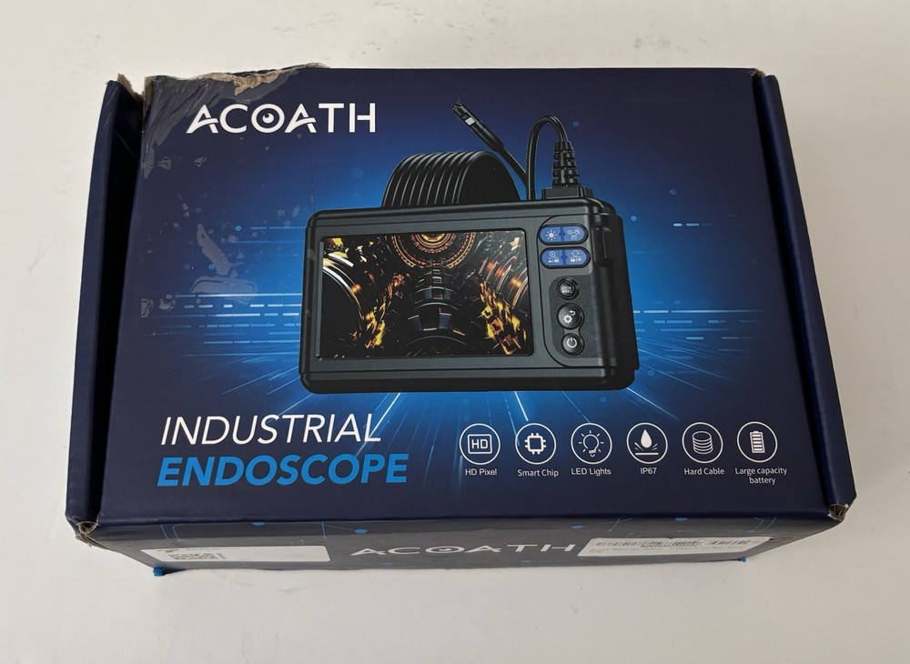 Acoath Camera Inspection Light,  Borescope Industrial Endoscope - Open Box