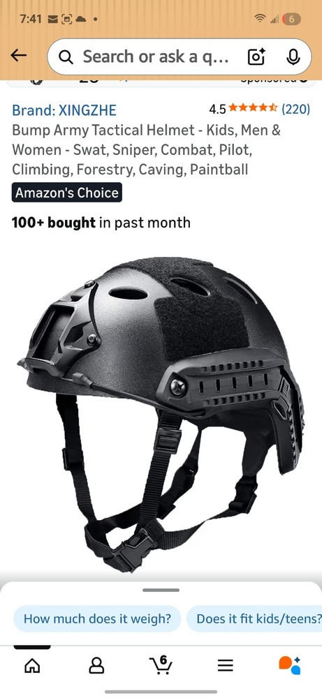 Bump Army Tactical Helmet
