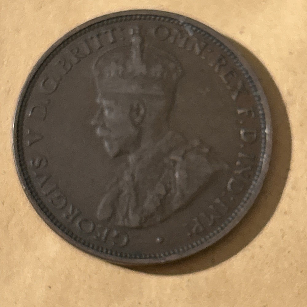 AUSTRALIA. HALF PENNY 1916 lovely example