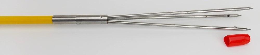 Drophog 3-Prong Barbed Paralyzer Tip - 11" / 8mm Female Threaded
