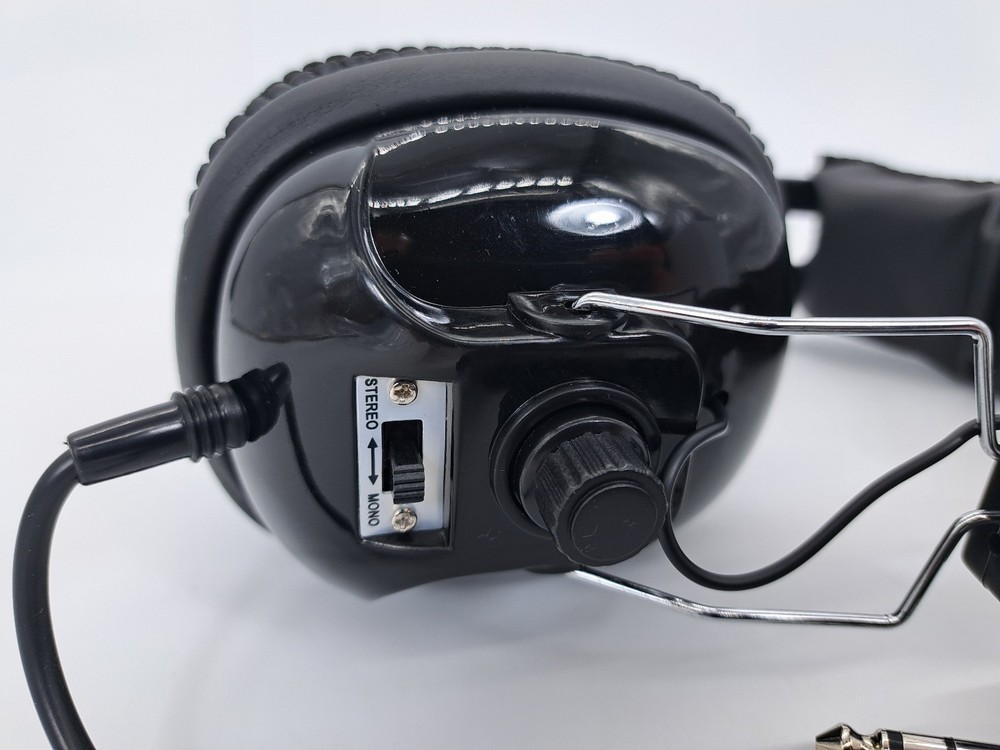 White's Electronics, Metal Detector Headphones, Adjustable Volume, Large Plug