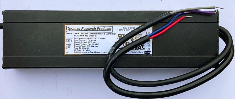 Hubbell Thomas Research Products PLED200W-190-C1050-D Fixed Output Dimmable LED
