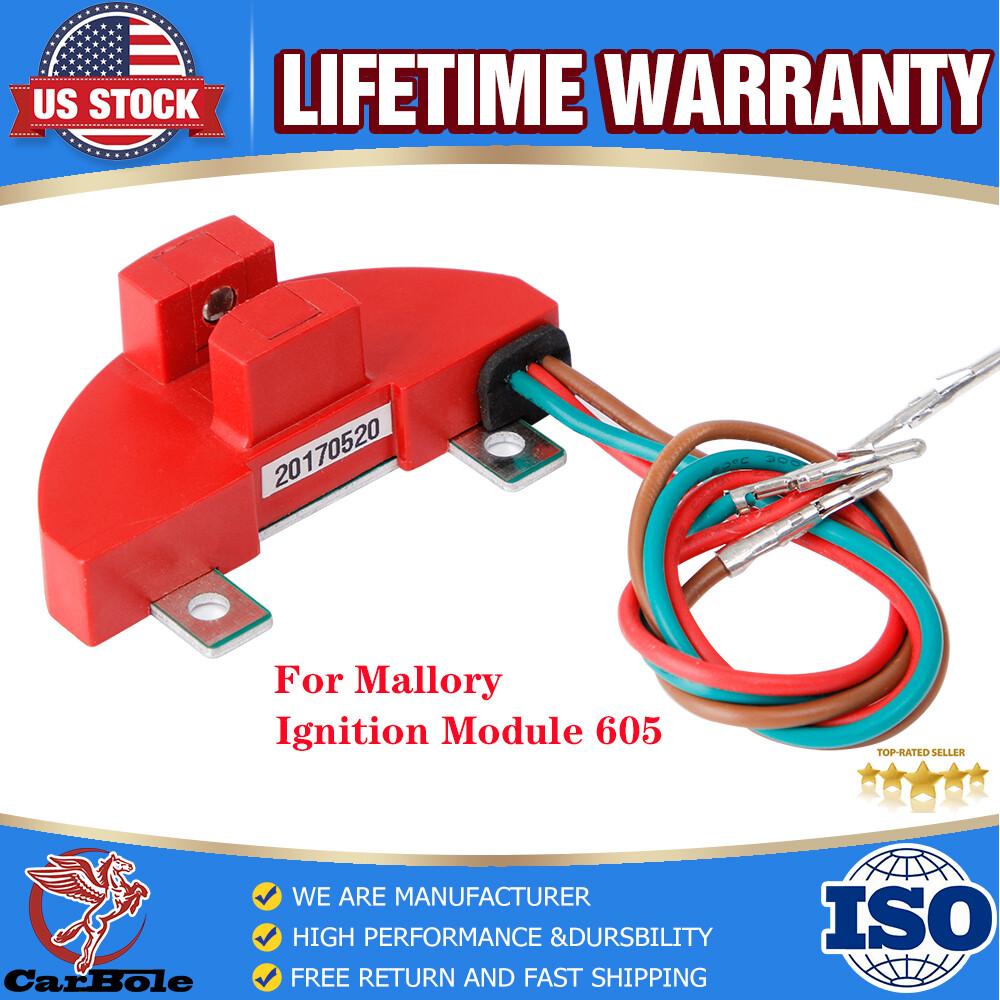 For Mallory Distributor Ignition Module 605; Unilite Replacement  E-Spark Module