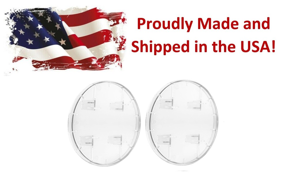 2 Pack Clear Plastic Socket Cover for Electrical Meters Bases