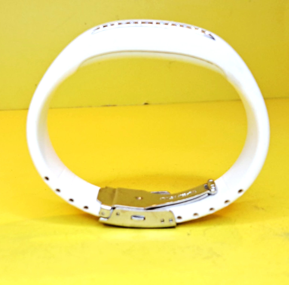 ⚡UNTESTED⚡ WHITE POLAR LOOP CRYSTAL BLUETOOTH 6248A-1E FITNESS ACTIVITY TRACKER⚡