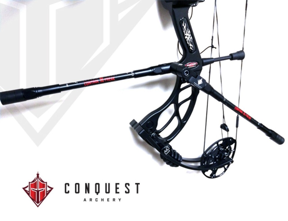 Conquest CF. 500 BOWHUNTER COMPLETE KIT (WITH SMAC) 10"Front8"Back Matte Black