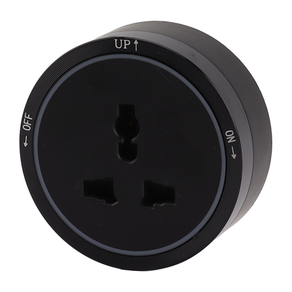 Electrical Outlet Track Socket Black Horizontal Removable Electrical Wall