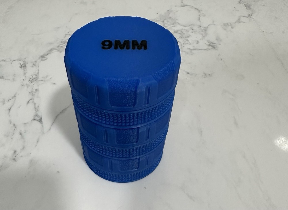 3 Pack of 9MM Ammo Puck – Compact, Stackable Storage for 20 Rounds