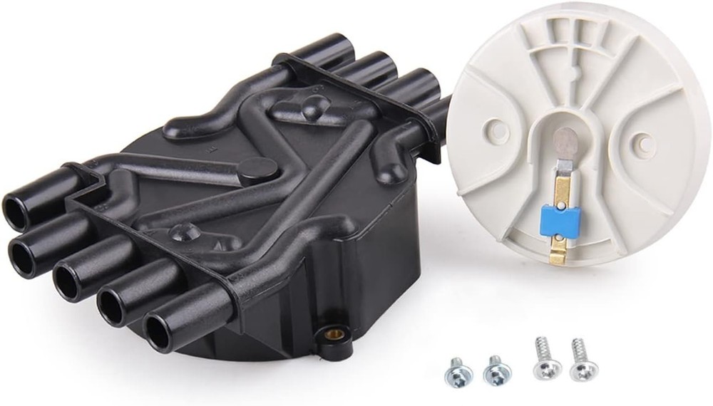 Ignition Distributor Set Brass Terminals 5.0L 5.7L Cap, Black