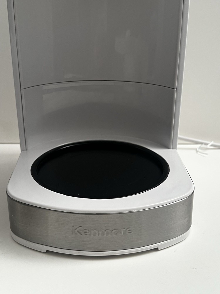 Kenmore 12 Cup White/Stainless Aroma Control Programmable Coffee Maker EUC