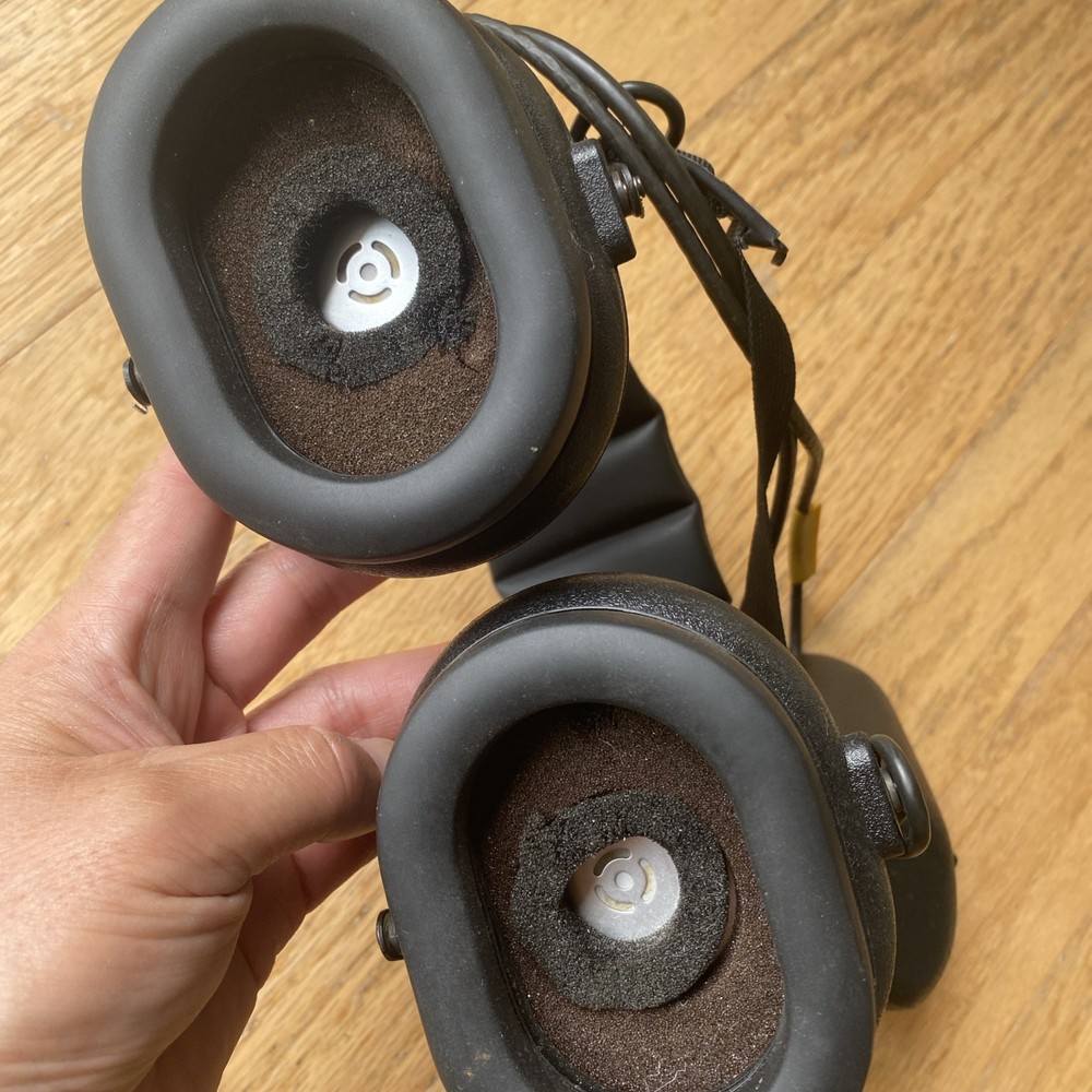 vintage Astrocom 10355B headset communicator w/microphone Flight Gear