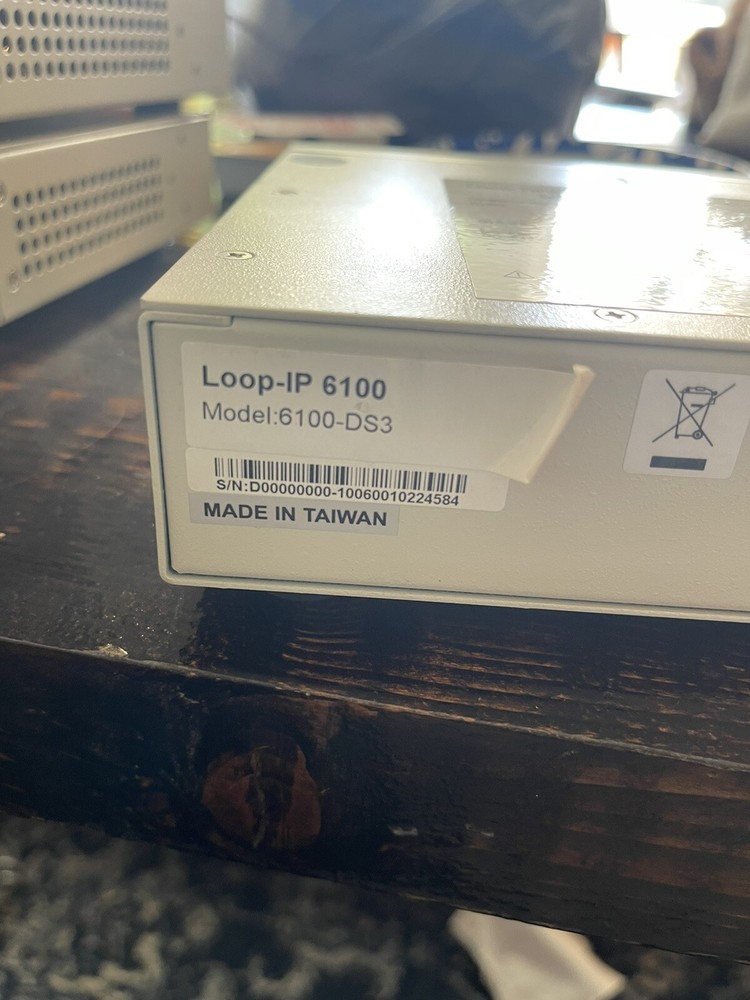 Loop-IP6100 6100-DS3R Ethernet Interface - LOOP TELECOMMUNICATIONS INTERNATIONAL