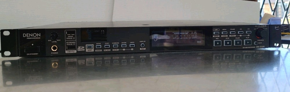 Denon Professional DN-500R SD/USB Recorder - Power Tested
