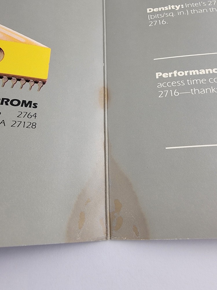 Original Vintage 1981 Intel Promotional Advertising EPROM Source Microcomputer