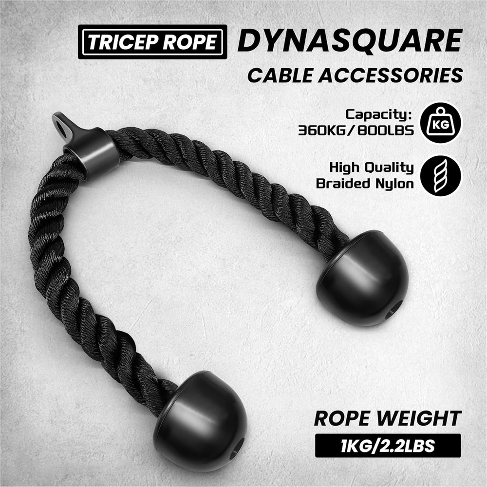 Heavy Duty Cable Machine Attachments Combo - Solid Steel LAT Set