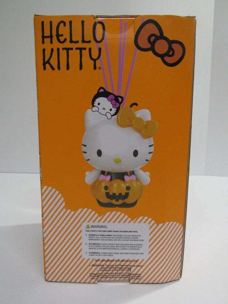 Sanrio Hello Kitty Pumpkin Ceramic Reed Diffuser – Vanilla Scent Halloween Fall
